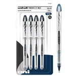 Uni Vision Elite Stick Rollerball Pen Pack Of 4 Blue Black Ink. Fixed Price $10.19.