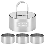 Env Gratis Molde Redondos Acero Inoxidable Para Postres Helados Tortas. Fixed Price $17.99.