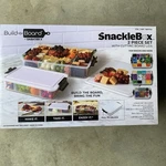 Sabatier Snacklebox 2-PIECE Food Storage Set W/ Cutting Board White Lids. Fixed Price $21.95.