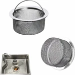 Stainless Steel Kitchen Sink Strainer Deep Cup Basket Design, 2-PACK, Upgraded. Fixed Price $8.65.