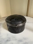 Partylite Forbidden Fruits Mirrored Black Large Tealight Candle Holder. Fixed Price $26.00.