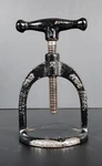 Antique Columbia Meat Press Cast Iron Landers Frary Clark New Britain Ct C1900. Fixed Price $164.95.