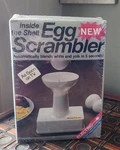 New Old Stock Sealed Vintage 1977 The Egg Scrambler By Ronco. Fixed Price $59.99.