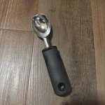 Oxo Stainless Steel Ice Cream Scoop W Black Handle. Fixed Price $15.00.