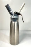 Isi Profi Stainless Steel Whipped Cream Dispenser 0.5L W/tip Charger Holder Euc. Fixed Price $47.99.