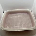 Vintage Tupperware Meat Marinate Container W/ Lid 1295-5 & 1294-7. Fixed Price $17.99.