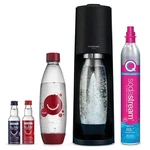 Sodastream X Bubly Drops Terra Sparkling Water Carbonating Kit Black. Fixed Price $75.95.
