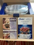 Oster 5712 Electric Food Steamer 2-TIER 6 Quart W/ Box & Manual. Fixed Price $100.00.