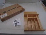 Rev.a.shelf WCT-1-DAL Wood Cutlery / Silverware Drawer Tray Insert 14.6" X 22". Fixed Price $49.95.