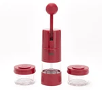 Kuhn Rikon Ratchet Spice Grinder W/ 2 Shakers K78454 Brick Red New. Fixed Price $15.22.