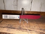 Pampered Chef Quikut Paring Knife Maroon Handle 2.5" Blade #1258 Retired. Fixed Price $7.99.