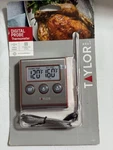 Taylor 1487 Remote Cooking Thermometer W/ Probe & Timer Nip. Fixed Price $10.99.