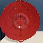 Kuhn Rikon Kochblume Spill Stopper 11-INCH Red Heat-resistant 400 Degrees. Fixed Price $11.67.