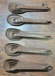 Rubbermaid Measuring Set Brown D-ring 6 1/8 Vtg 70S Nos. Fixed Price $10.00.