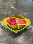 Joseph 5 Nesting Bowls & Measuring Cups - Food Preparation Set Piece. Fixed Price $18.60.