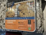 New - Bakers Secret 3PC 15" X 9" Metal Cookie Cooling Racks With Risers. Fixed Price $10.95.