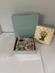 Mariposa Bamboo Trim Napkin Holder W/ 2 Weights-palm Tree & Round Beaded-nos. Fixed Price $29.00.