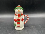 Pfaltzgraff Collectibles Christmas Holiday Covered Snowman Mug 7. Fixed Price $10.00.
