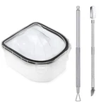Nail Soaking Bowl Off Gel Polish Remover With Art Tools For Spa. Fixed Price $10.61.