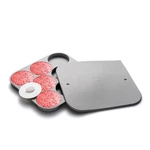 New Best Outset Burger Patty Maker And Storage Tray, 8 Capacity Free Shipping. Fixed Price $38.21.