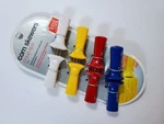 New Good Cook 8 Pc. Corn On Cob Holders Skewers Multicolor Grilling Interlocking. Fixed Price $9.99.