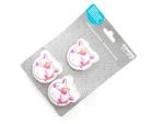 Set Of 3 Power Clips Multi-purpose Unicorn Toys Crafts Paper Chips White. Fixed Price $8.99.
