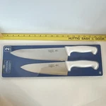 Daily Chef Food Service Cook's Knives 2-PACK 8" & 10" Stainless, Nsf, White. Fixed Price $32.50.