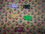 Wet Nose Designs Yummy Cherries Dog Collar On Yellow Cherry Color Buckle. Fixed Price $12.98.
