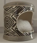 Grey Modern Style Ceramic Scrubby Holder Boston Warehouse Designer Kitchen. Fixed Price $10.99.