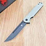 Cobratec Knives Streamline Folding Knife 3.5" D2 Tool Steel Blade Tan G10 Handle. Fixed Price $49.99.