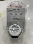 Kitchenaid New Professional Series Timer KG150WH Large Lcd Hard To Find White. Fixed Price $59.99.