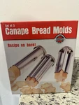 Norpro Set Of 3 Canape Bread Molds. Fixed Price $18.00.