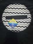 Sachi Insulated Food Dessert Carrier Black Chevron Pie Casserole Tote New. Fixed Price $22.00.
