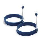 Norpro 4-INCH Silicone Round Pancake And Egg Rings, Set Of 2, Blue. Fixed Price $8.80.