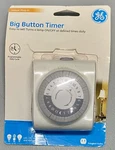 Jasco Ge Big Button Timer Indoor Plug Programmable Cycle Polarized Outlet. Fixed Price $13.49.