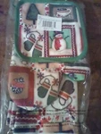 4-PIECE Snowman Patch Christmas Kitchen Oven Mitt, Pot Holder & Hand Towels Set. Fixed Price $14.75.