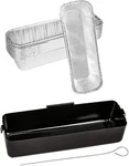 Grease Catcher For Camp Chef Griddles With 15-PACK Foil Drip Pan Liners, Disp.... Fixed Price $31.45.