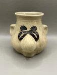 Laughmart Ugly Face Big Nose Open Nostrils Egg Separator - Stoneware. Fixed Price $14.00.