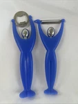 Bugatti Kitchen Utensil 2 Pc Set Vegetable Peeler Bottle Opener Blue Gym. Fixed Price $35.00.