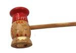 Vtg Wooden Chef Pepper Shaker Bbq Grill Long Handle Kitschy Red Hat Novelty. Fixed Price $9.95.