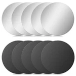 Bewudy 10 Pcs Adhesive Thin Metal Plates (compatible With Silver, Black. Fixed Price $11.12.