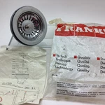 Franke Lira Italy 3-1/2"X 1-1/2 Universal Sink Strainer Drain Basket Chrome. Fixed Price $30.00.