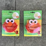Lot Of 2 Sesame Street Elmo Crust Cutt"r" Cutter Red Plastic Evriholder Nib. Fixed Price $9.97.