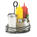 Tablecraft BK167912 Artisan Versa Rack Black Condiment. Fixed Price $34.78.