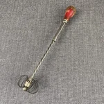 Vintage Wooden Handle Push Mixer Or Egg Beater Spring Action Whisk England. Fixed Price $15.11.