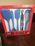 Tools Of The Trade 5-PIECE Blue Silicone Kitchen Utensil Set New In Box. Fixed Price $12.00.