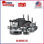 T-fal Easy Care, 20 Piece Non-stick Pots And Pans Cookware Set, Grey. Fixed Price $99.84.