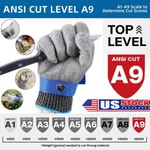LV9 Safety Stainless Steel Mesh Gloves Anti Knife Cut Chain Mail Work. Fixed Price $12.96.