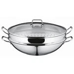 Wmf Macao 14 Inch Stainless Steel Wok Set With Lid 4L Induction Safe. Fixed Price $165.50.