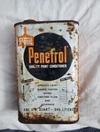 Vintage Metal Can Penetrol Oil-based Paint Additive (with Some Contents) 1985. Fixed Price $49.00.